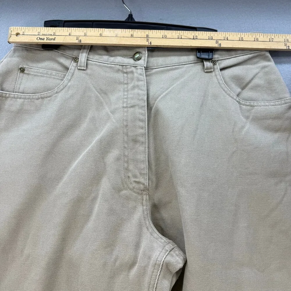 Woolrich John Rich and Bros Pants Women's 16 Khaki High Rise Straight Leg VTG - Picture 15 of 15